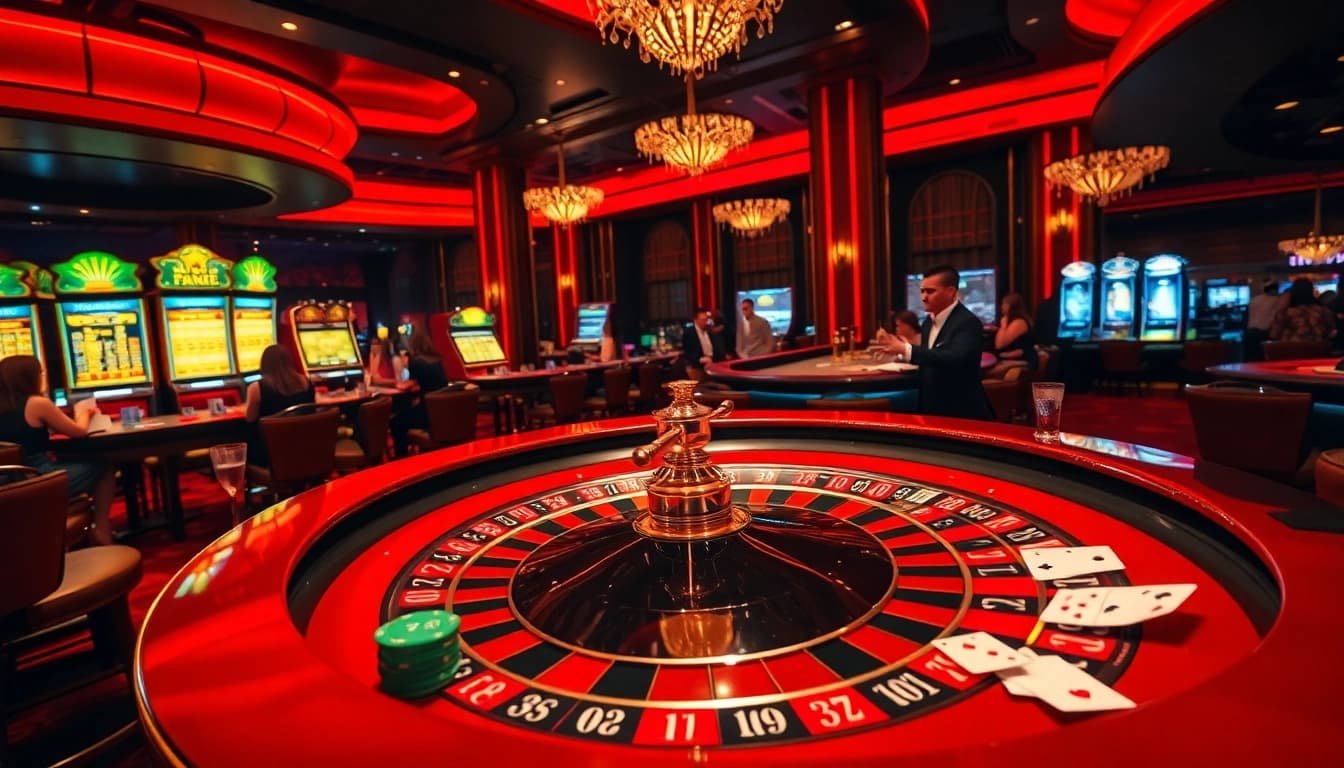 Engage with the thrill of xx88 at a vibrant casino table with poker chips and cards.