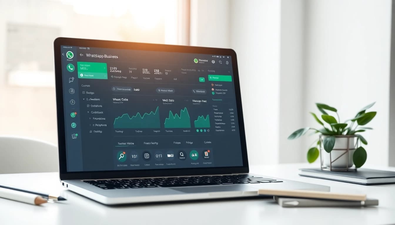 Enhance customer engagement with WhatsApp Business CRM dashboard visuals.
