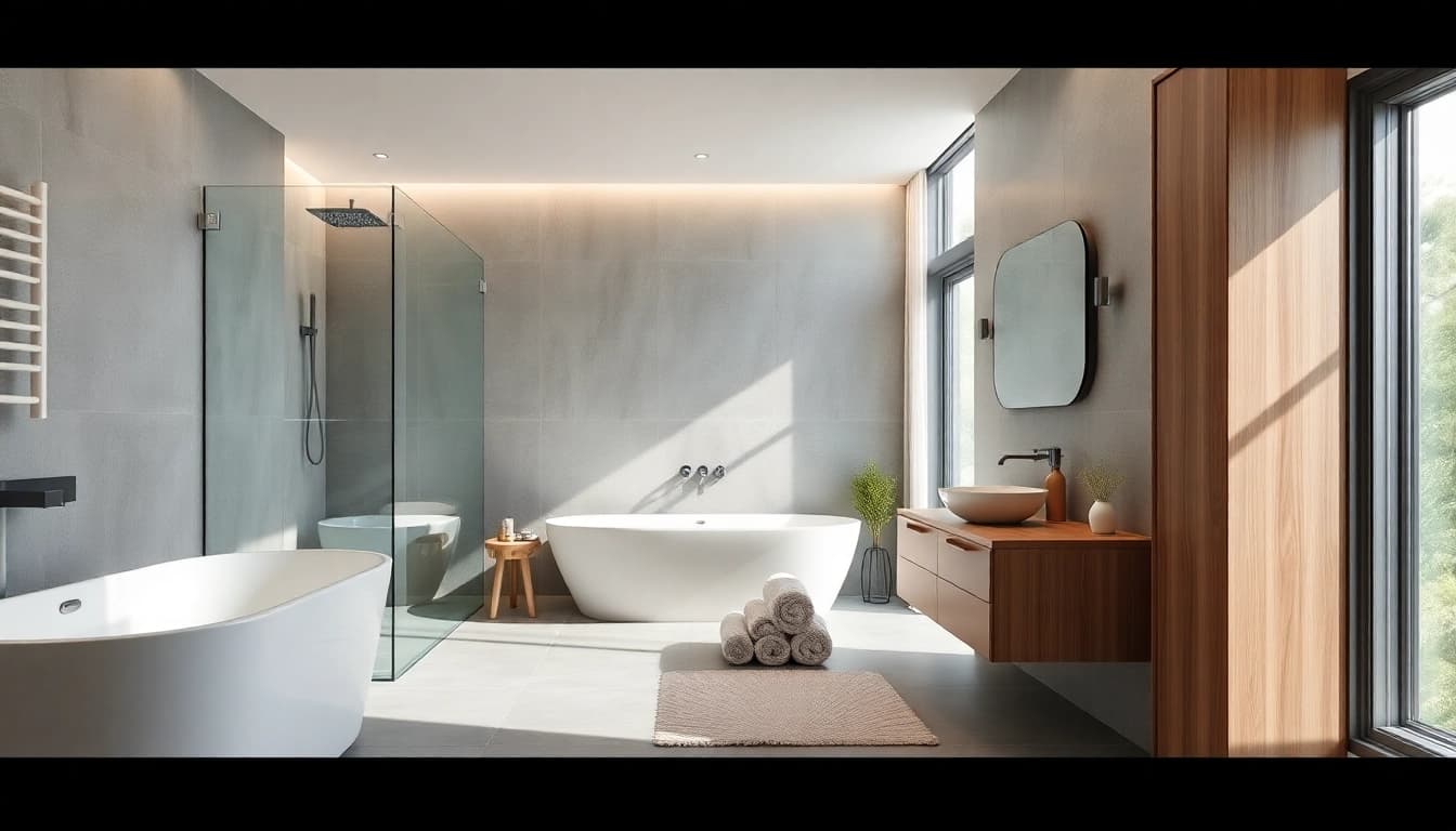 Erleben Sie die hochwertigen Produkte von sonni sanitär GmbH in einem modernen Badezimmer-Design.