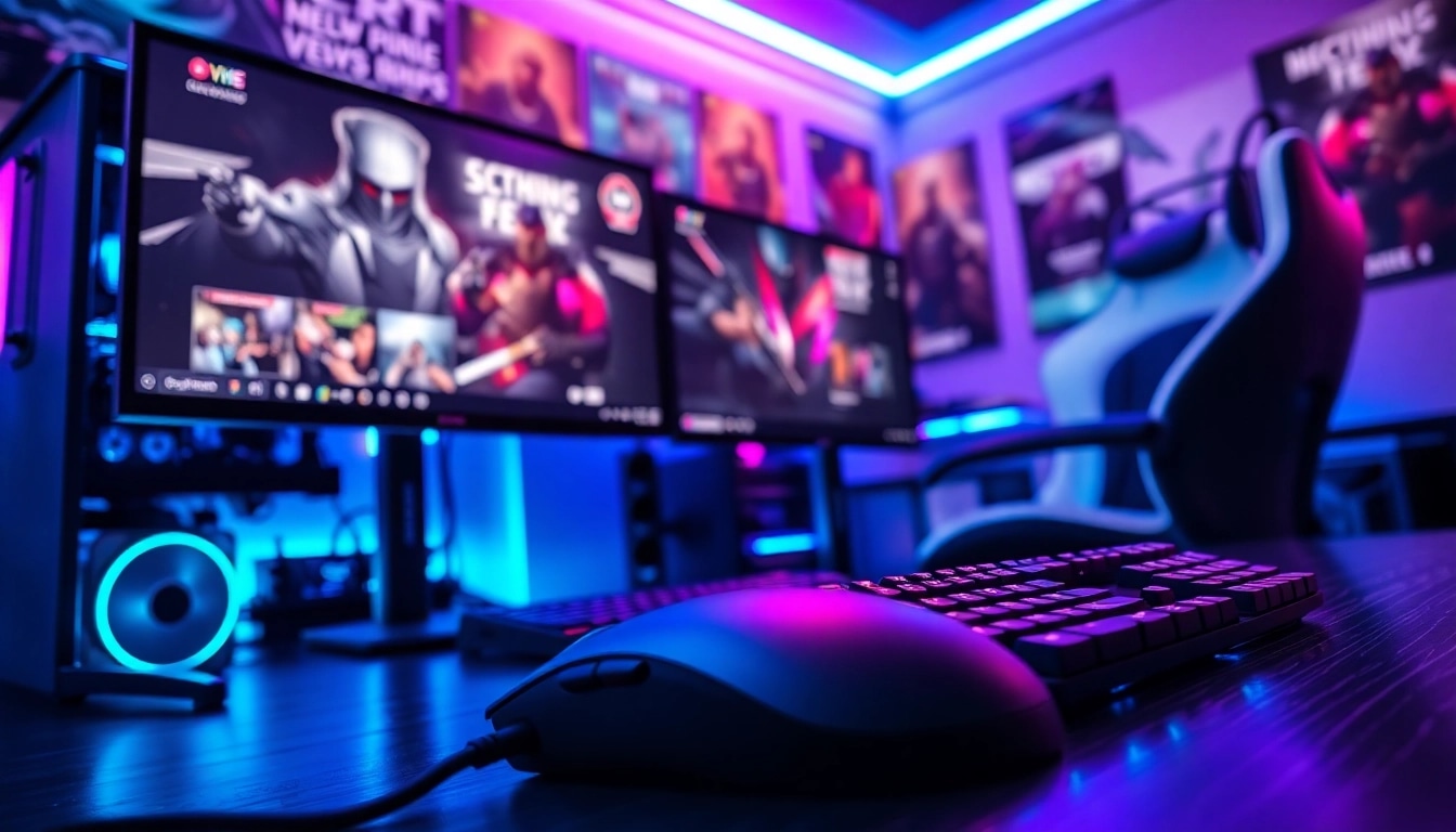 Discover latest PC gaming news through an engaging gaming setup highlighting awesome equipment.