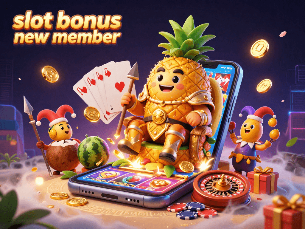Engage in thrilling action with slot bonus new member as vibrant characters and elements create an energetic beach casino scene.
