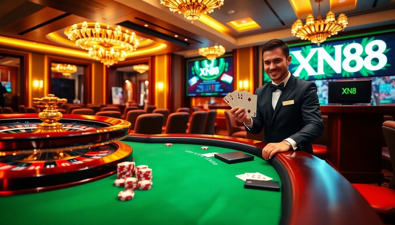 XN88 enhances the online gambling experience with vibrant casino visuals and engaging gameplay.