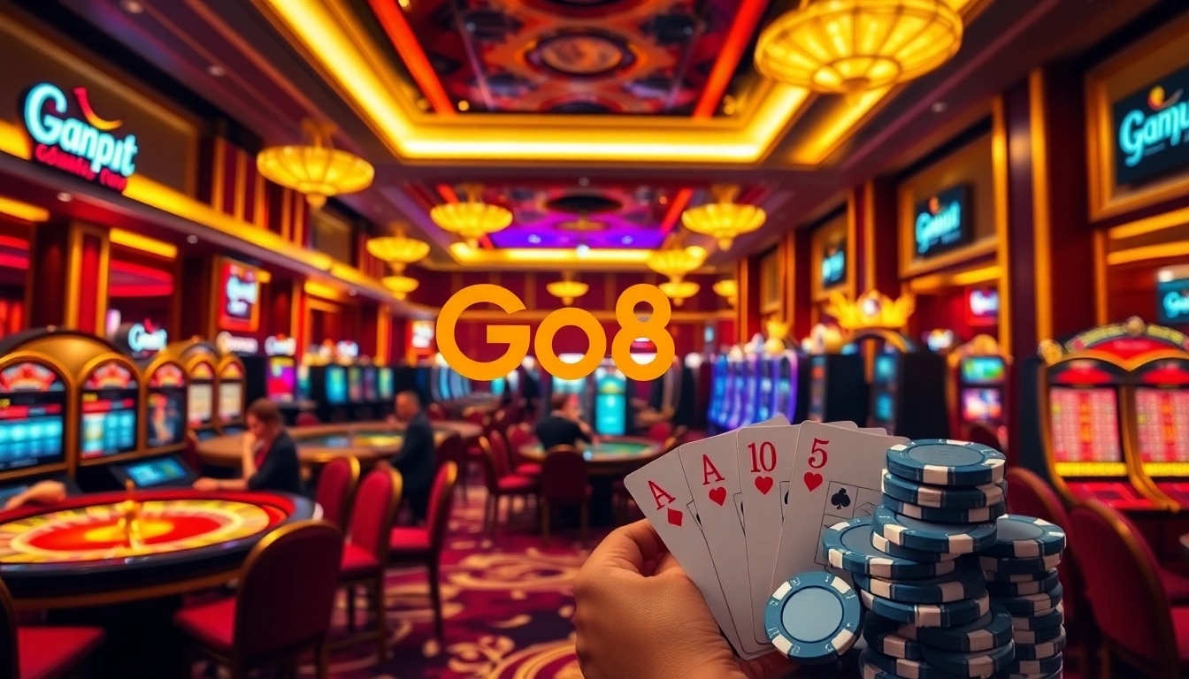 Experience thrilling gameplay with Go8 Link at vibrant casinos.