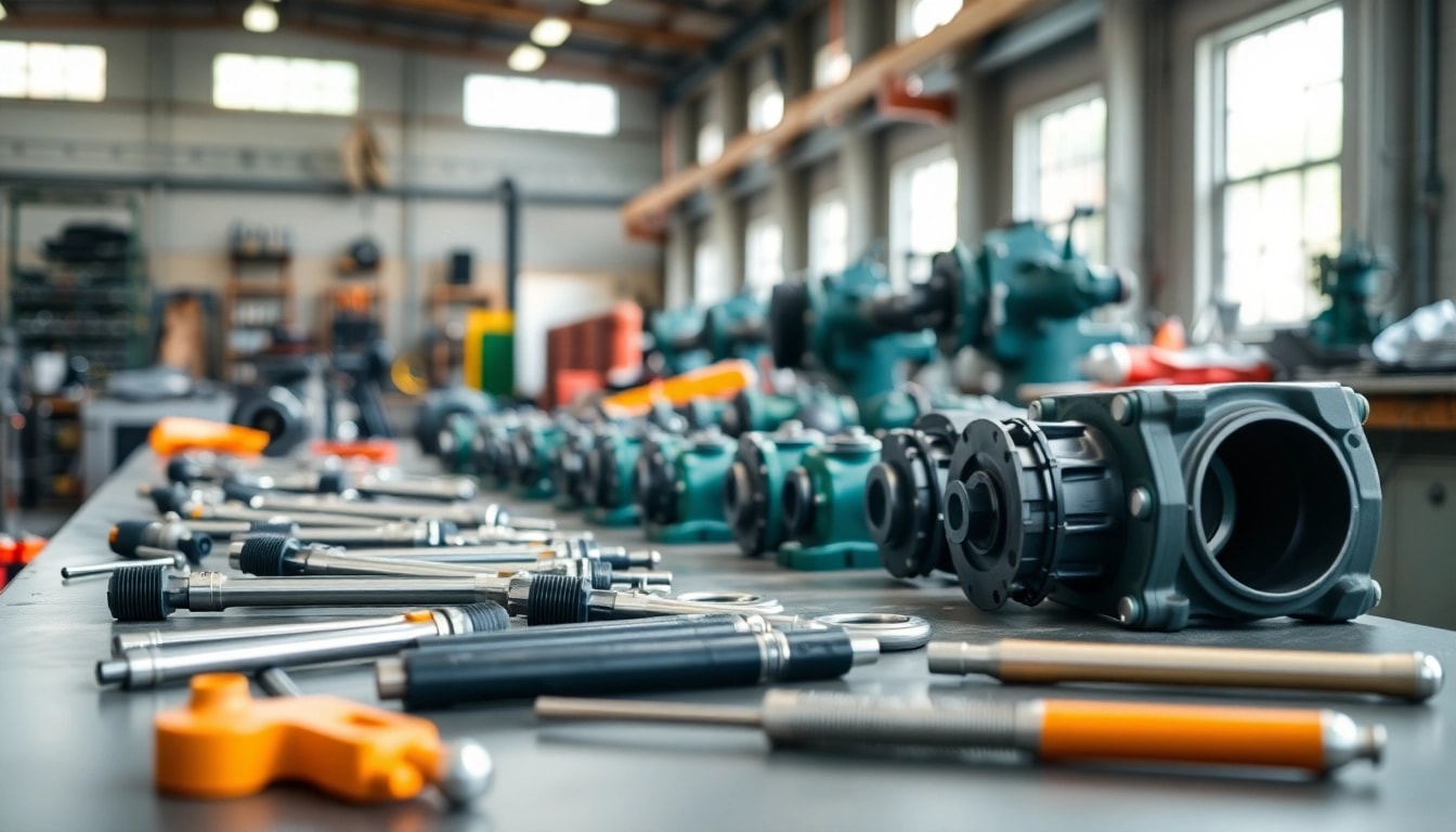 Technician performing hydraulic repair services on machinery, showcasing precision and professionalism.