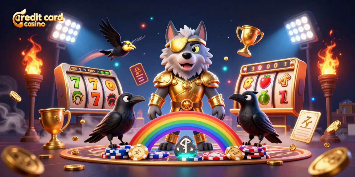 Experience immersive gameplay at a credit card casino with thrilling slots and vibrant animations.