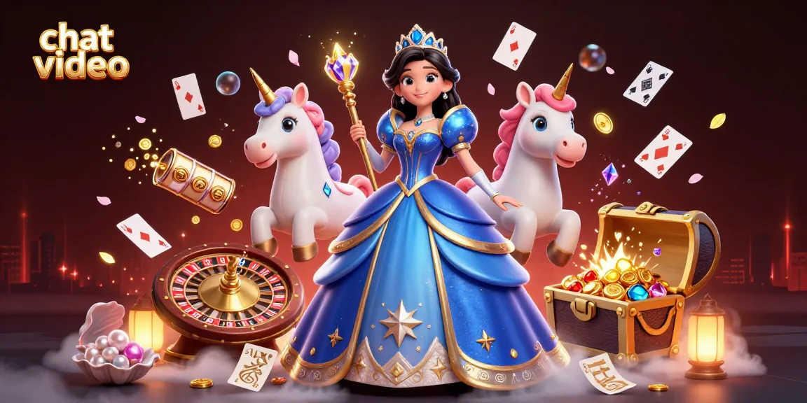 Engage in thrilling chat video discussions while exploring vibrant casino elements.