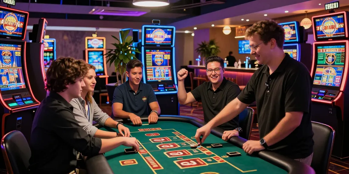 Dynamic gaming atmosphere at credit card casinos in the UK featuring players enjoying various activities at https://ieee.org.uk.