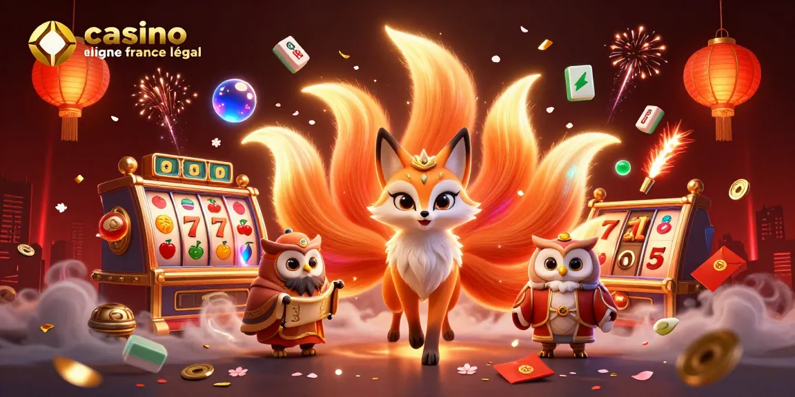 Découvrez les casinos en ligne France légal avec cette illustration captivante vibrant de couleurs et de jeux.
