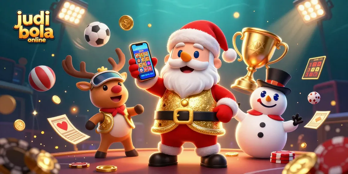 Engage in judi bola online with dynamic sports elements and vibrant casino characters for a thrilling betting experience.