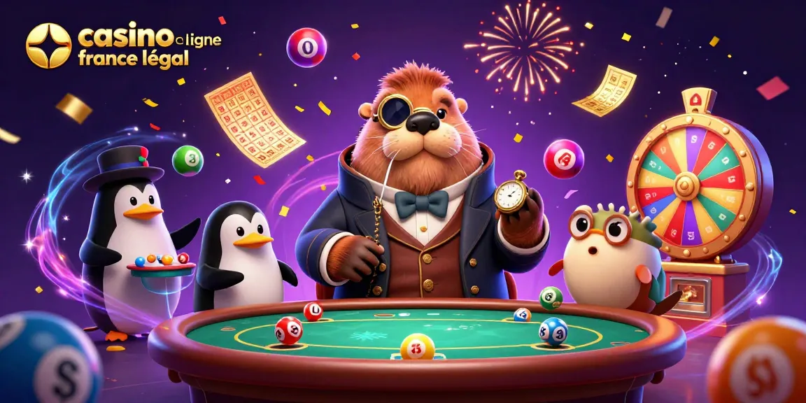 Trois personnages de jeux de casino s'affrontent à une table sous-marine, mettant en lumière le casino en ligne légal en France.