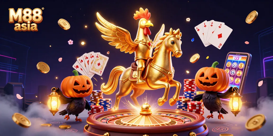Experience thrilling gameplay and bonuses at M88 asia with vibrant casino visuals and dynamic action.