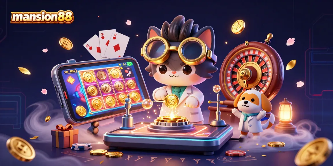 Bettors spinning slots at mansion88, revealing vibrant colors and exciting wins.