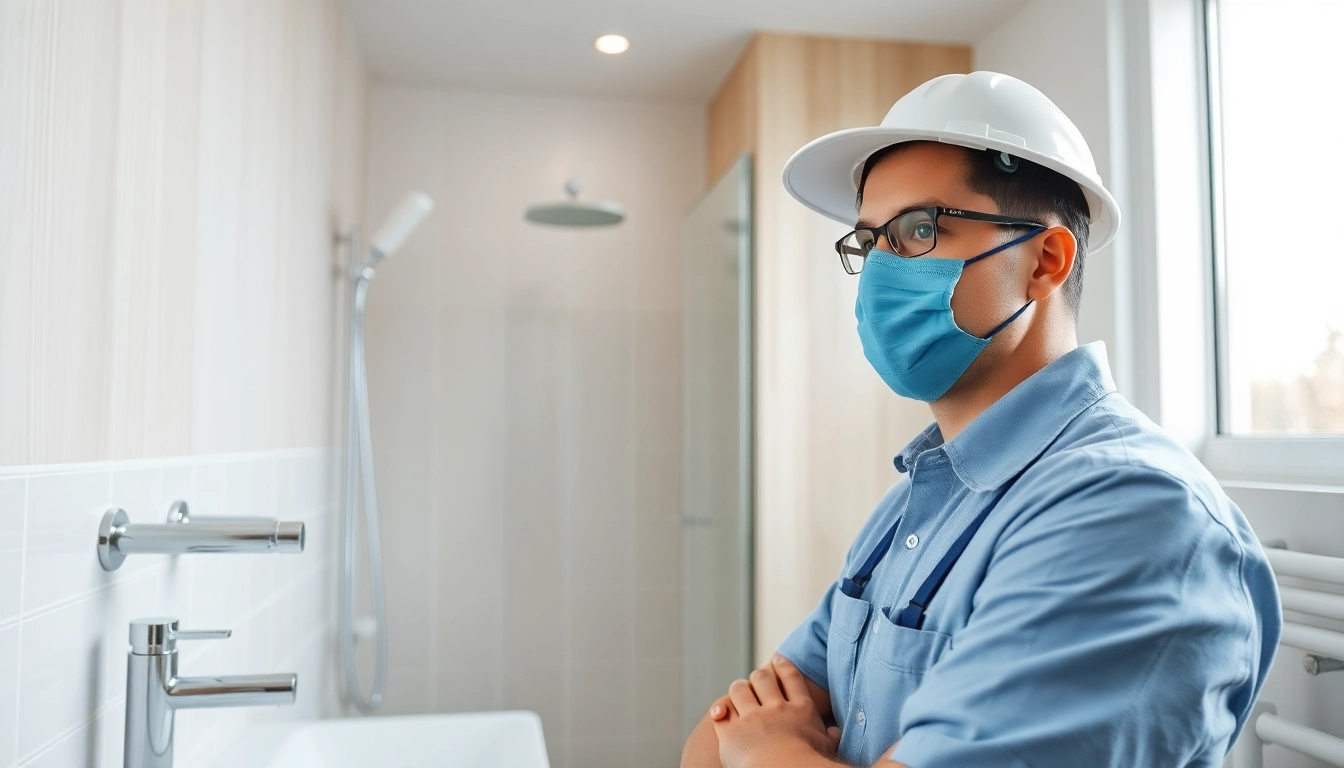 Installation von Sanitäranlagen der sonni sanitär GmbH in modernem Badezimmer mit eleganten Armaturen.