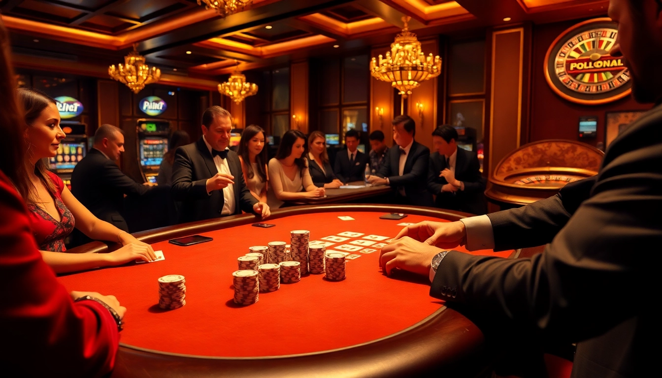 Experience the thrill of high-stakes poker at 777VIP casino with luxurious decor and exciting gameplay.