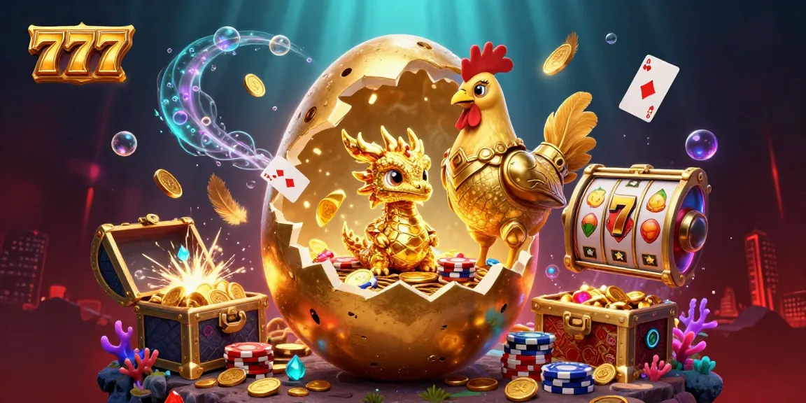 Win big on 777 with golden dragon and poker chips in a vibrant casino setting.