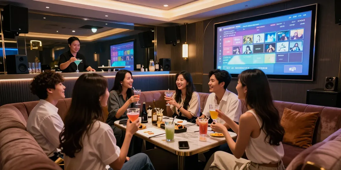 강남구구단에서 프리미엄 분위기 속 친구들과 즐기는 즐거운 karaoke 경험
