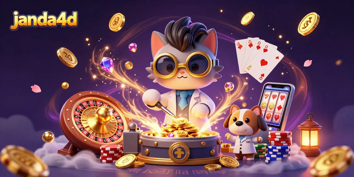 Mainkan janda4d dengan pengalaman kasino yang menarik dan penuh warna sebagai ilustrasi digital berkelas.
