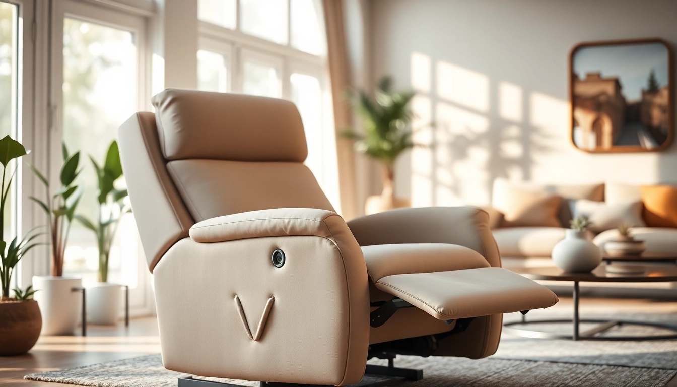 Experience ultimate relaxation with lift recliners with heat and massage in a cozy living room setting.