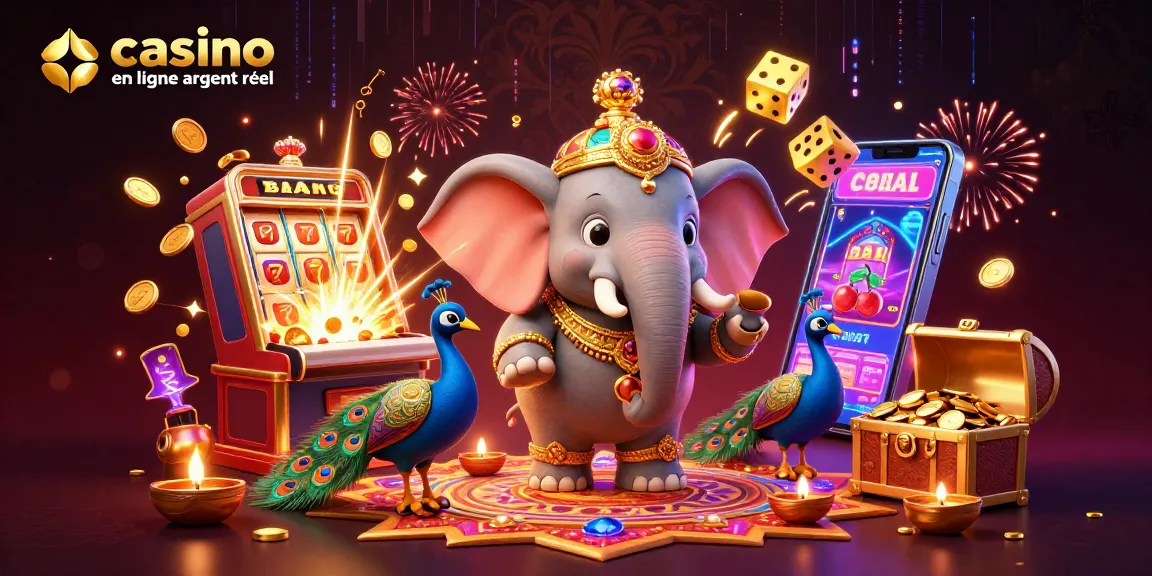 Profitez d'une expérience immersive de casino en ligne argent réel avec nos éléphants et symboles enjoués.