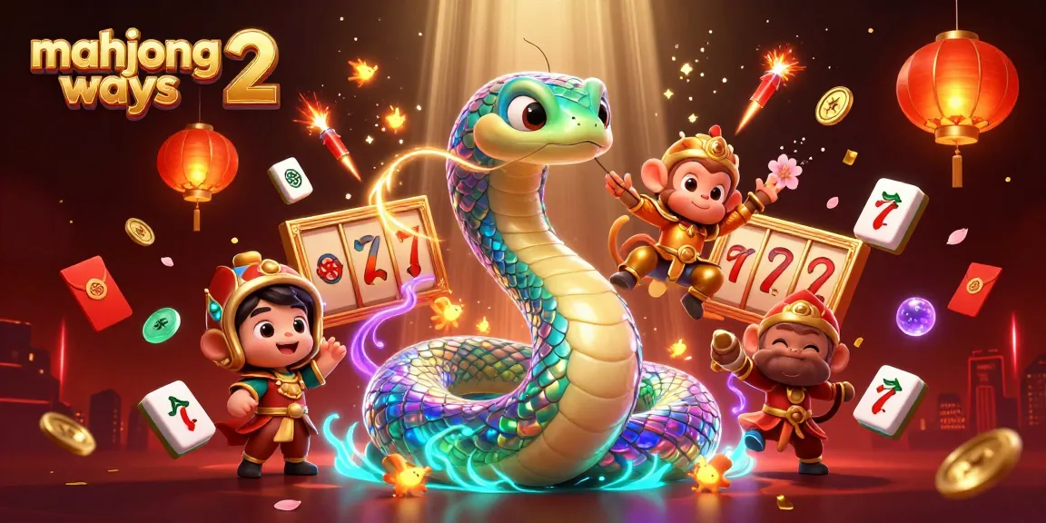 Experience mahjong ways 2 in an engaging casino scene featuring vibrant 3D characters and elements.