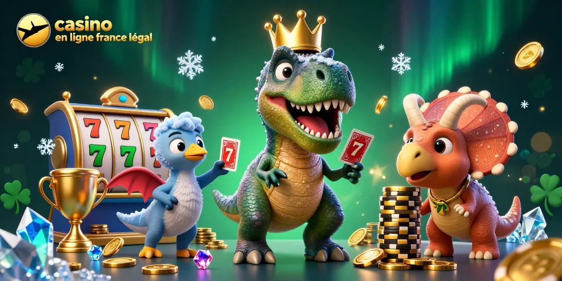 Jouer sur un casino en ligne France légal avec des personnages ludiques et des éléments de gain captivants