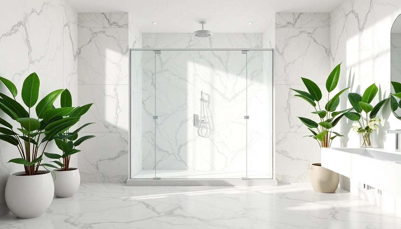Transform your space with elegant showers au in a luxurious bathroom setting, highlighting modern design.