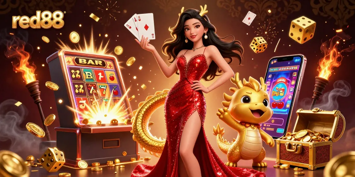 Play at red88 with a glamorous casino experience featuring dynamic gaming elements.
