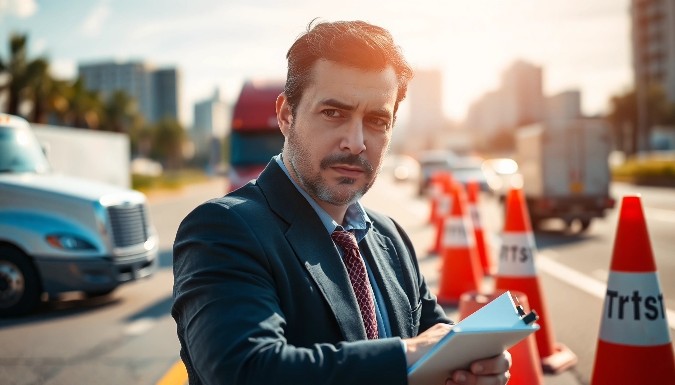 Truck accident attorney Clearwater examining accident details with expertise and focus.