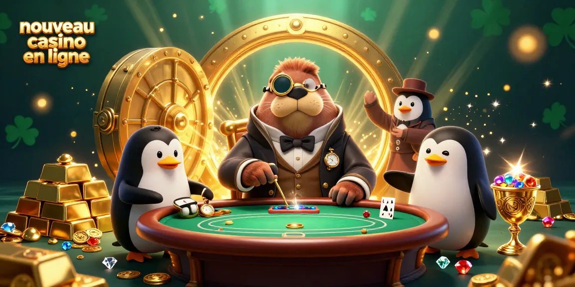 Découvrez les caractéristiques d'un nouveau casino en ligne dans une scène ludique sous-marine.