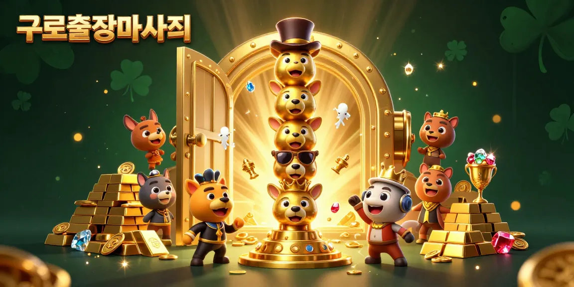 Experience excitement with 구로출장마사지's vibrant scene of celebrating with jackpots and treasures.