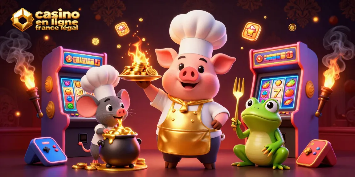 Jouez au casino en ligne France légal avec des personnages colorés au sein d'un univers enrichi de jeux d'argent.