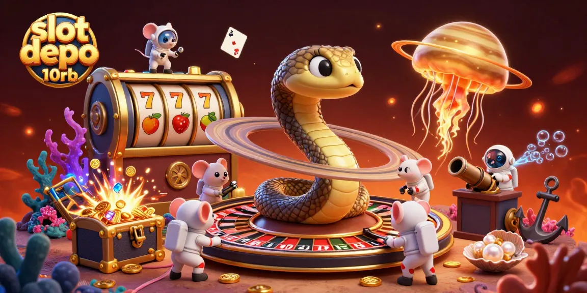 Win big with slot depo 10rb through thrilling bets at a cosmic roulette wheel!