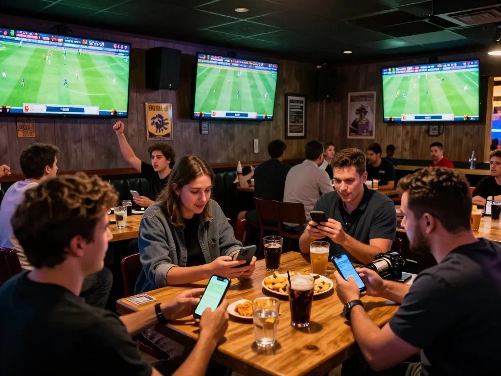 Bongdalu users engaging in live sports betting during a match, enhancing their viewing experience.