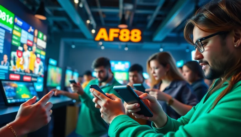 Experience online gaming with AF88 in a vibrant and interactive atmosphere.