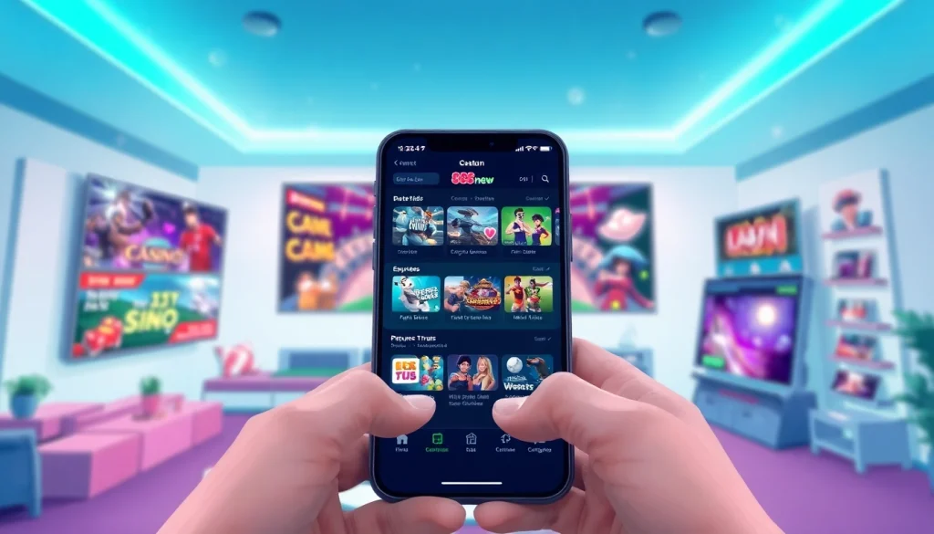 Experience the exciting world of 888new through a modern online gaming platform interface illustration.