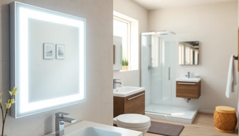 Aménagez votre salle de bain avec les produits modernes sirhona fr comme grands miroirs et douches.