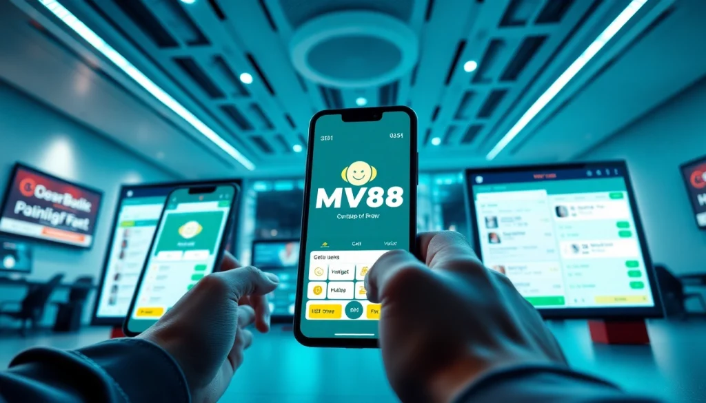 MV88 online betting platform showcasing user-friendly app interface and USDT transactions.