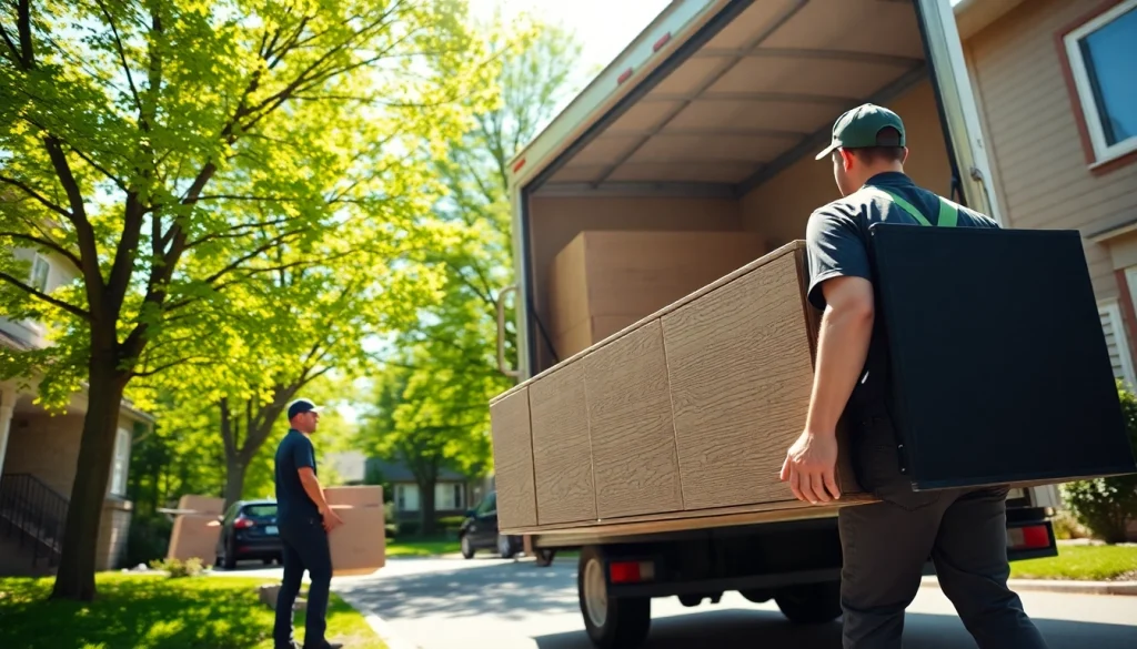 Showcase of best Toronto Movers securely loading items into a truck during relocation.