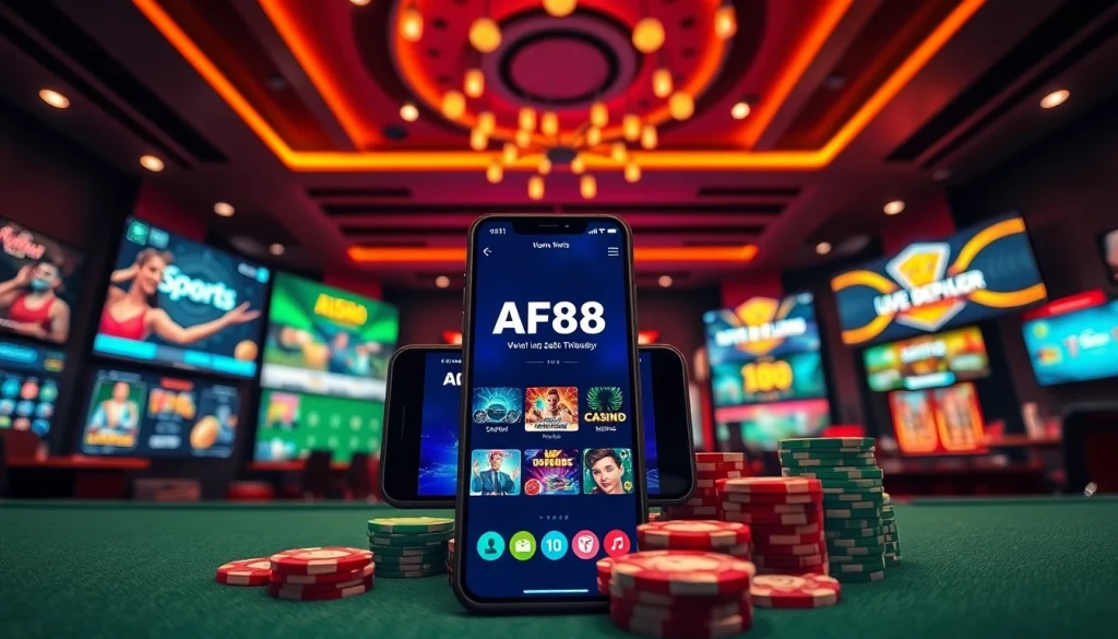 AF88 online gambling interface with engaging games and user-friendly design.