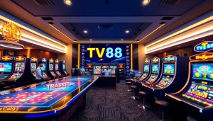 Engaging visual of the TV88 online betting platform showcasing a user-friendly interface with vibrant colors.