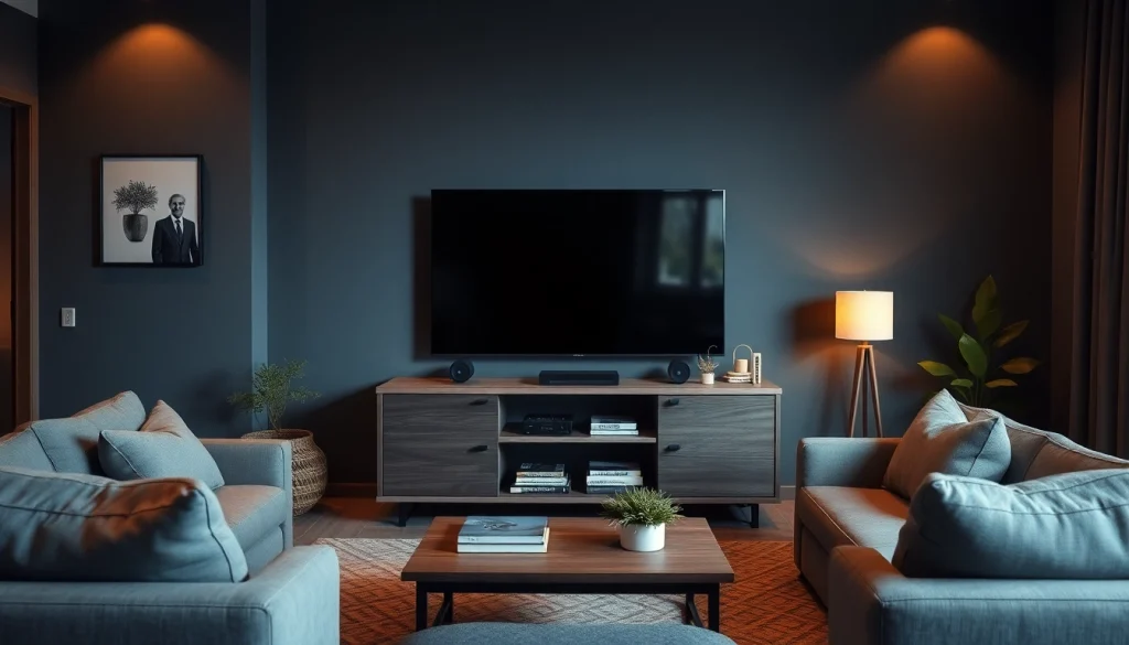 Experience seamless streaming with the modern iron tv displaying vibrant visuals in a cozy living space.