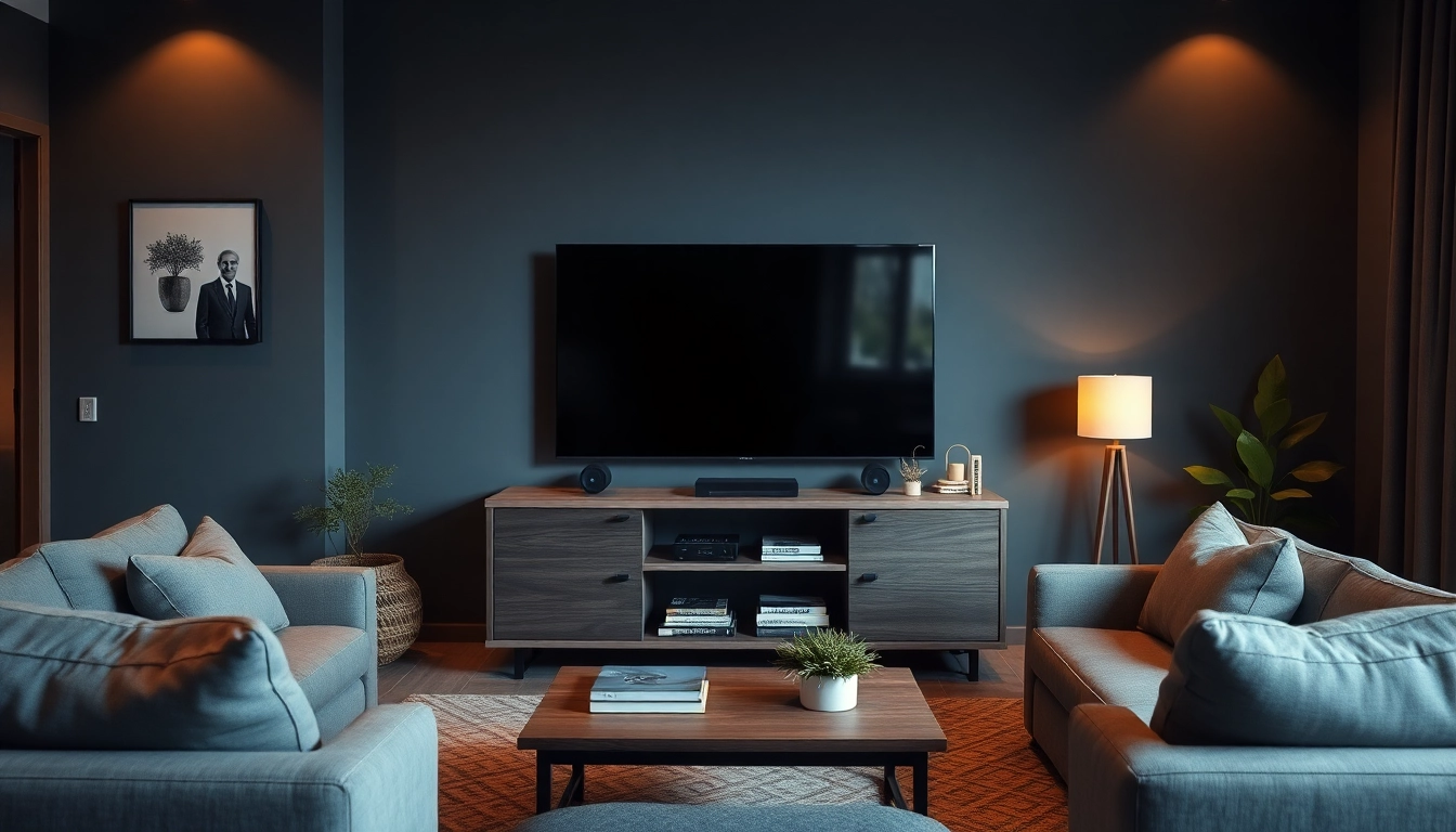 Experience seamless streaming with the modern iron tv displaying vibrant visuals in a cozy living space.