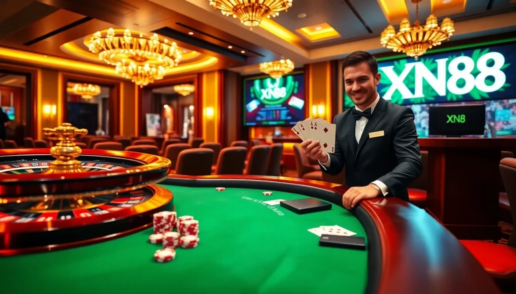 XN88 enhances the online gambling experience with vibrant casino visuals and engaging gameplay.