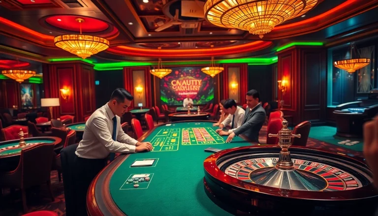 Experience the excitement of gambling with vn168 đăng nhập at a luxurious casino table.