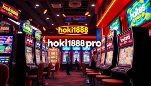 Experience the thrilling world of hoki138 pro online slots with vibrant machines and engaging gameplay.