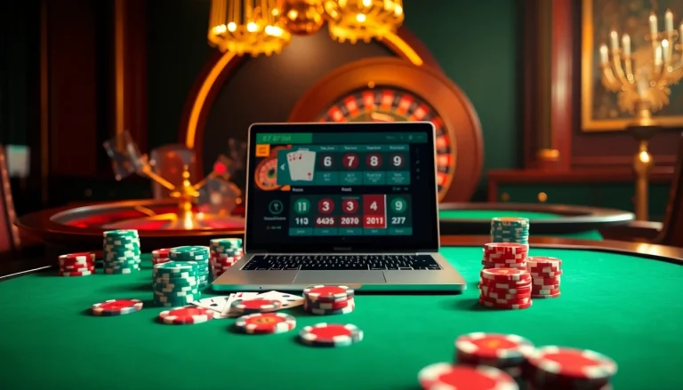 Experience the thrill of the 67bet App with vibrant casino elements and a luxurious atmosphere.