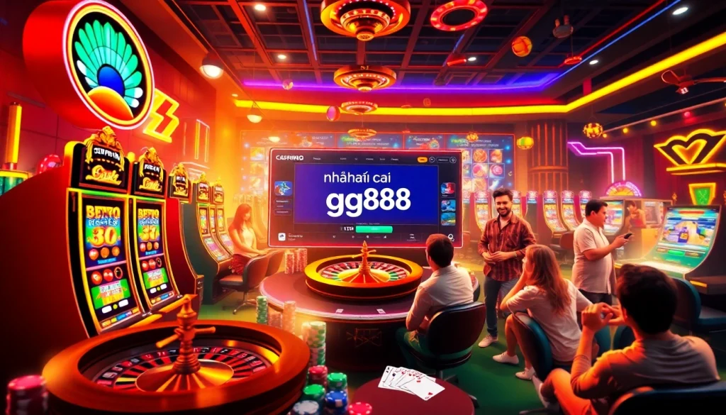 Engage in exciting gameplay at nhà cái gg88 with lively slots, roulette, and poker.