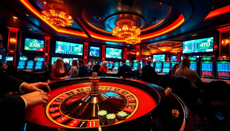 Players betting at a luxurious Rio-themed casino table, showcasing excitement and strategy.
