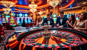 Experience thrilling roulette at 6L777.VIP in a luxurious casino setting.