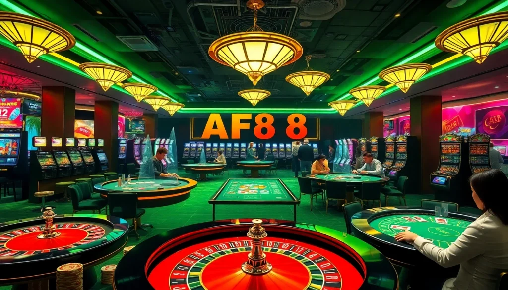 Experience the thrill of gambling at AF88 with exciting casino games and vibrant action.